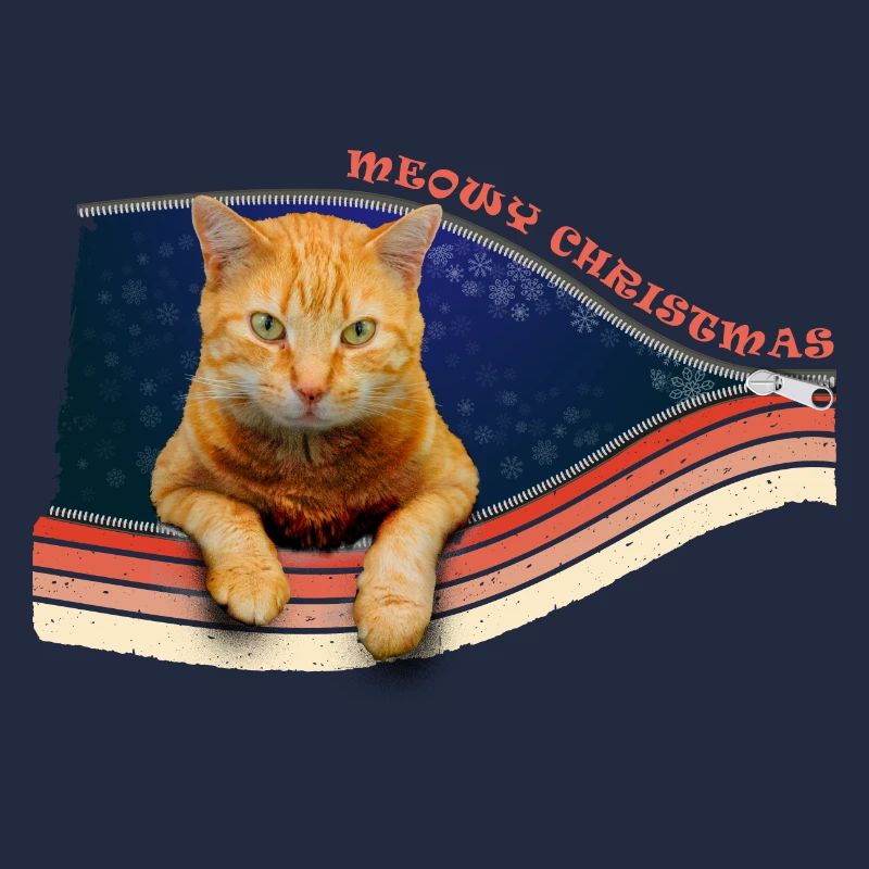 Drôle de chat - Noël miaou
