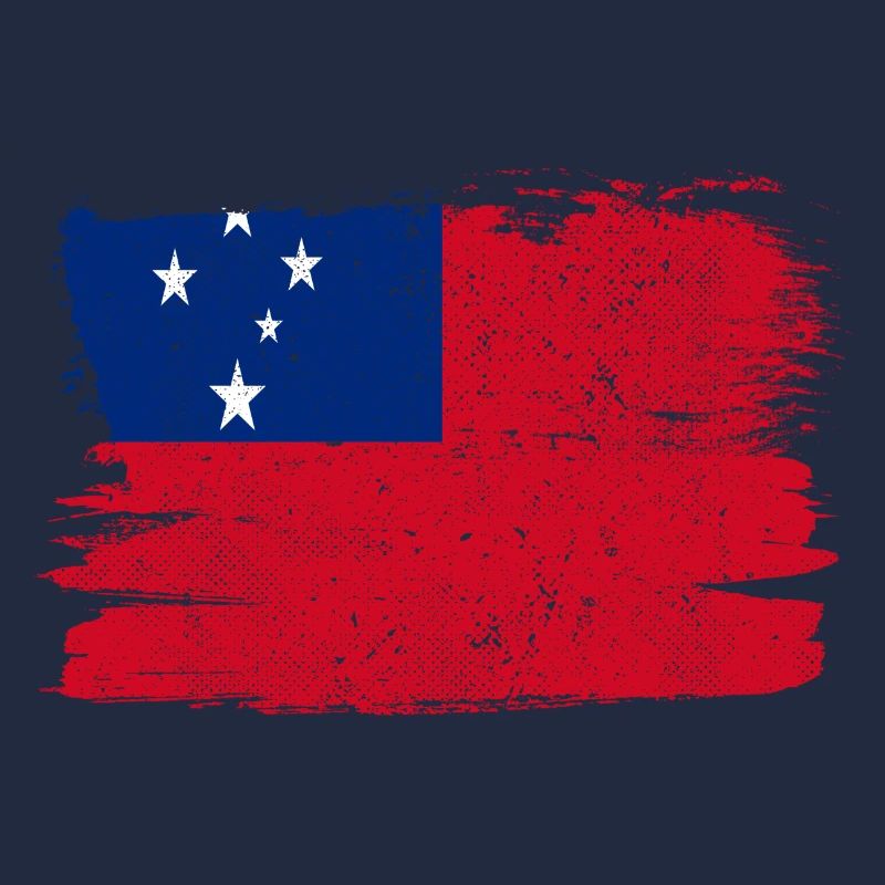 Samoa Flagge Flagge Frieden Vintage