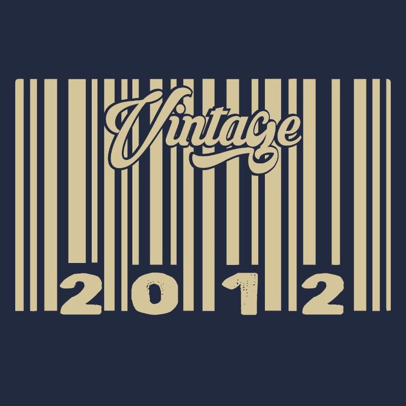 vintage 2012 Barcode 2012: Year 2025.