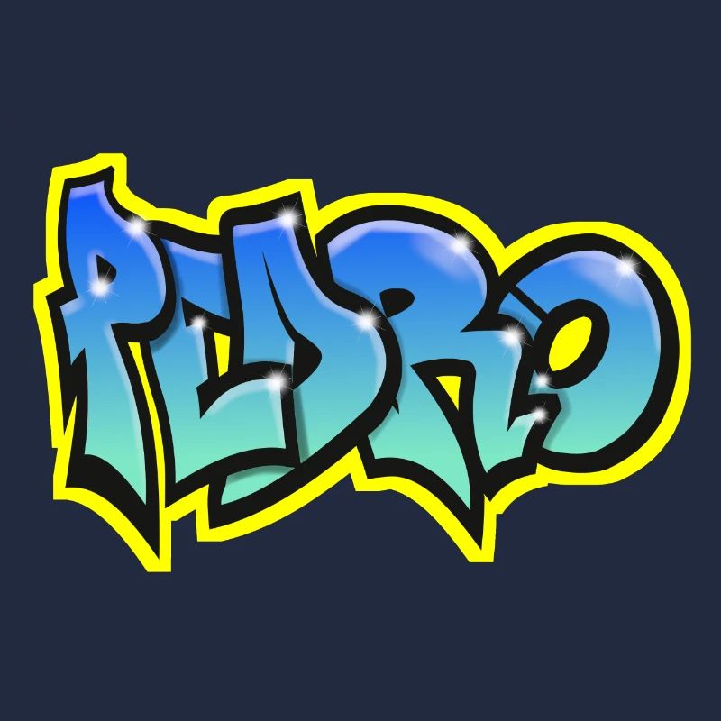 PEDRO GRAFFITI NAME PRINT Pedro First Name