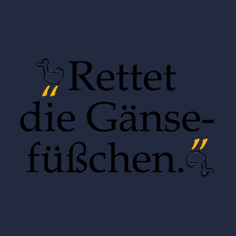 Rettet die Gänsefüßchen!