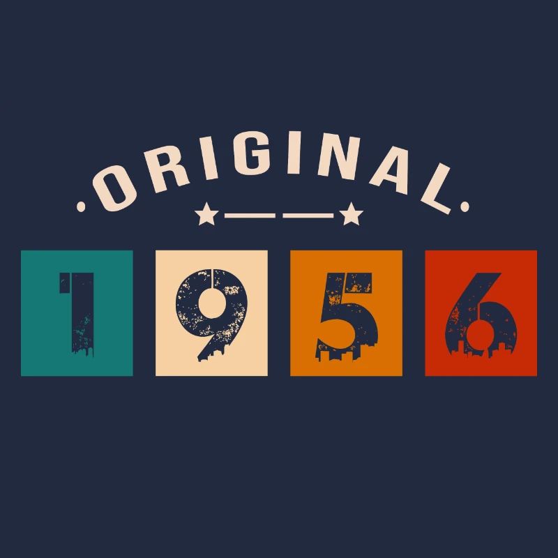 Original 1956 Vintage - Présent D’anniversaire 195