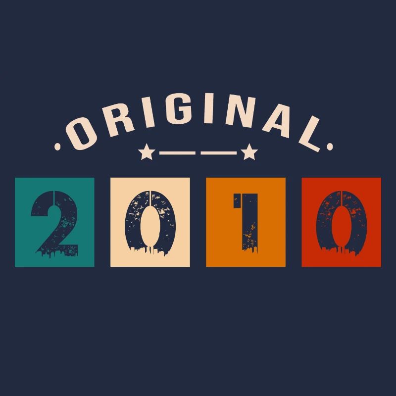 Original 2010 Vintage - Présent D’anniversaire 201