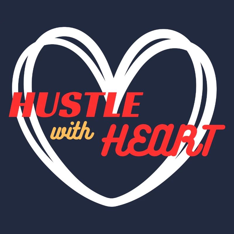 Hustle with Heart (red)