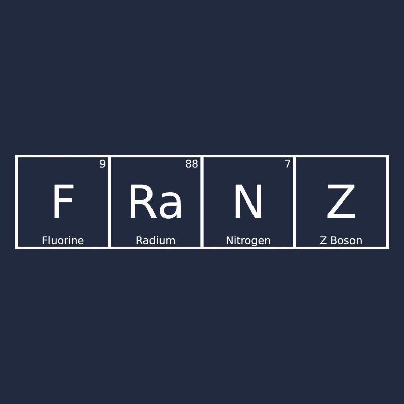 Franz Name Vorname Chemie Periodensystem Elemente