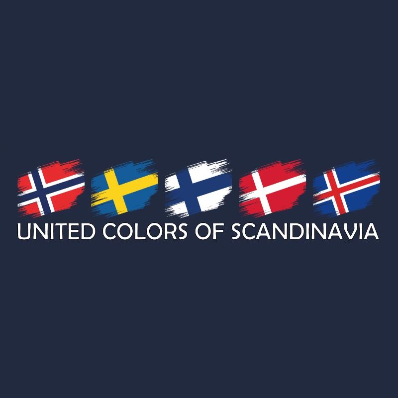 Couleurs unies de la Scandinavie