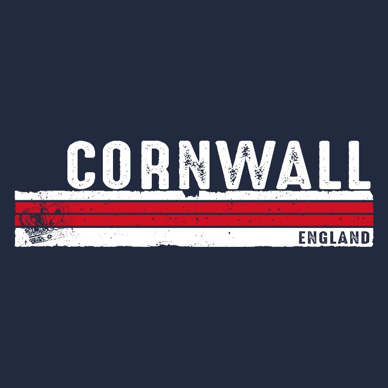 Cornouailles Angleterre Rétro Vintage Design pour Coastal