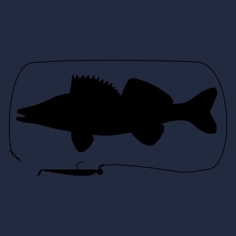 zander mit Gummifisch