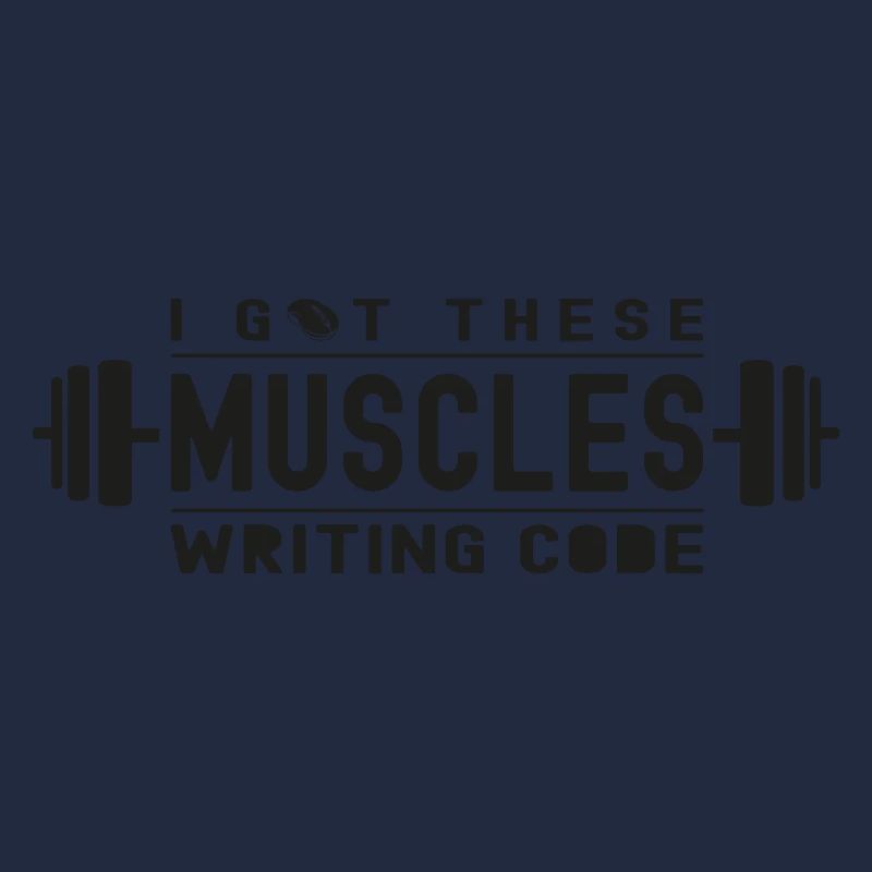 J’ai ces muscles qui écrivent du code pour un geek ou un nerd