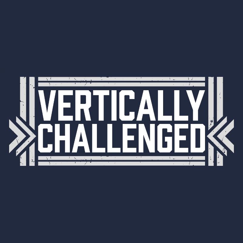 Vertically Challenged Funny Short People Joke Men