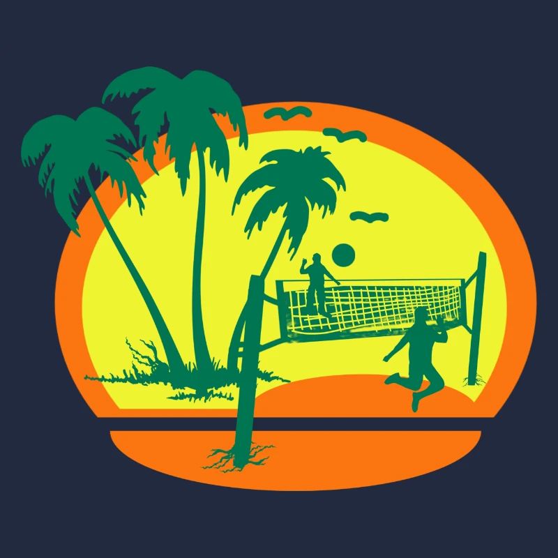 Sunset Beach Volleyball