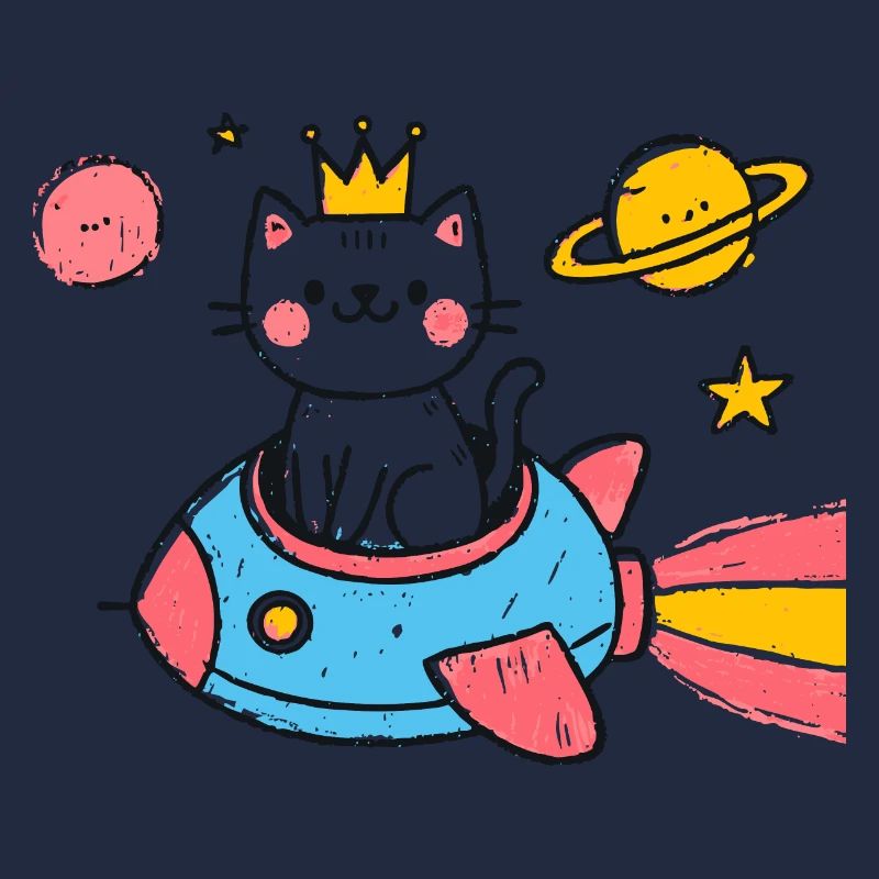 Chat dans l’espace