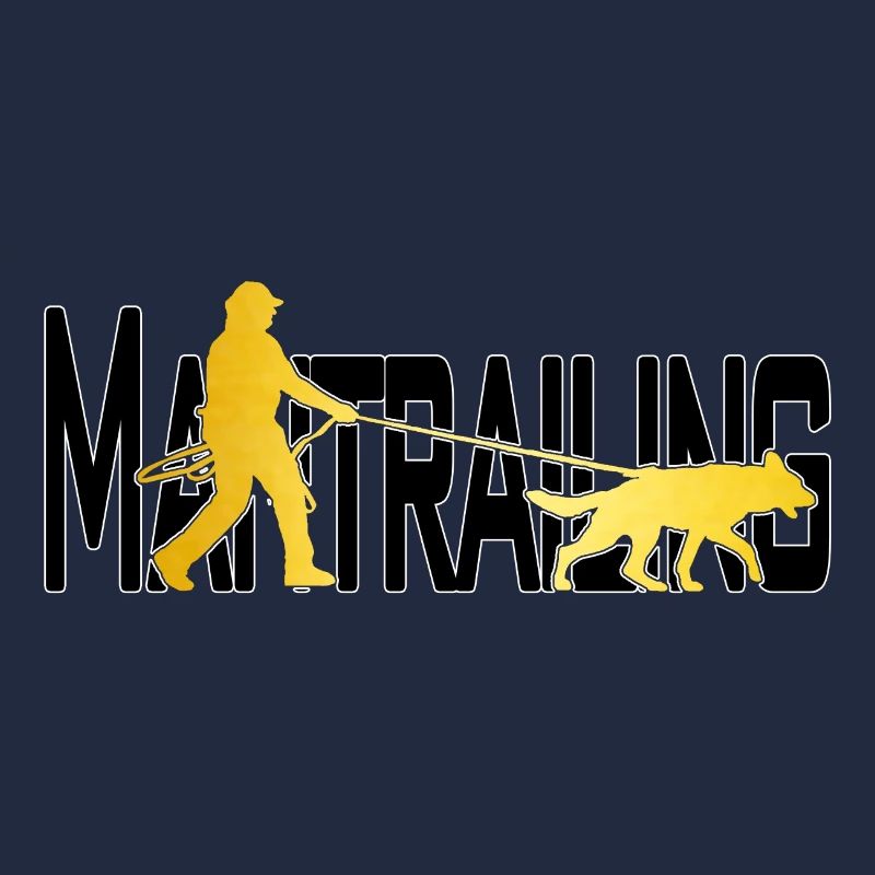 Mantrailing gold / black