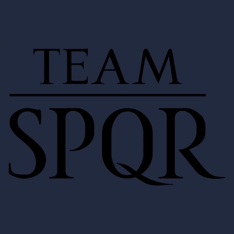 Team SPQR Logo Vektor Dunkel
