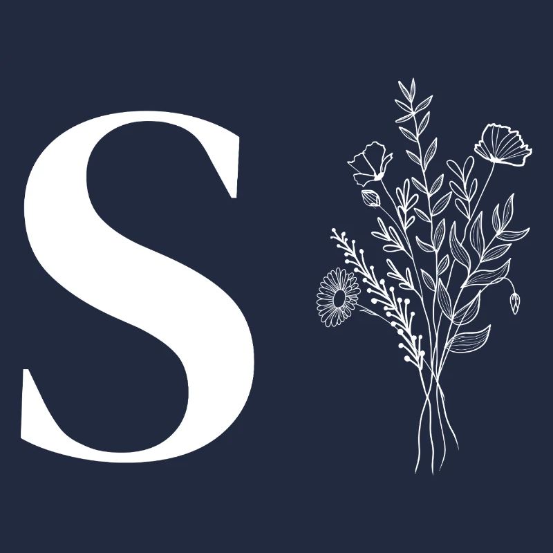 Lette s fleurs minimalistes