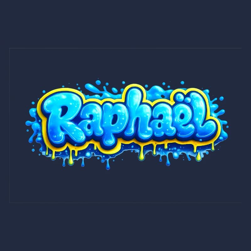 RAPHAEL GRAFFITI NAME FOR PERFECT GIFT PRINTABLE 
