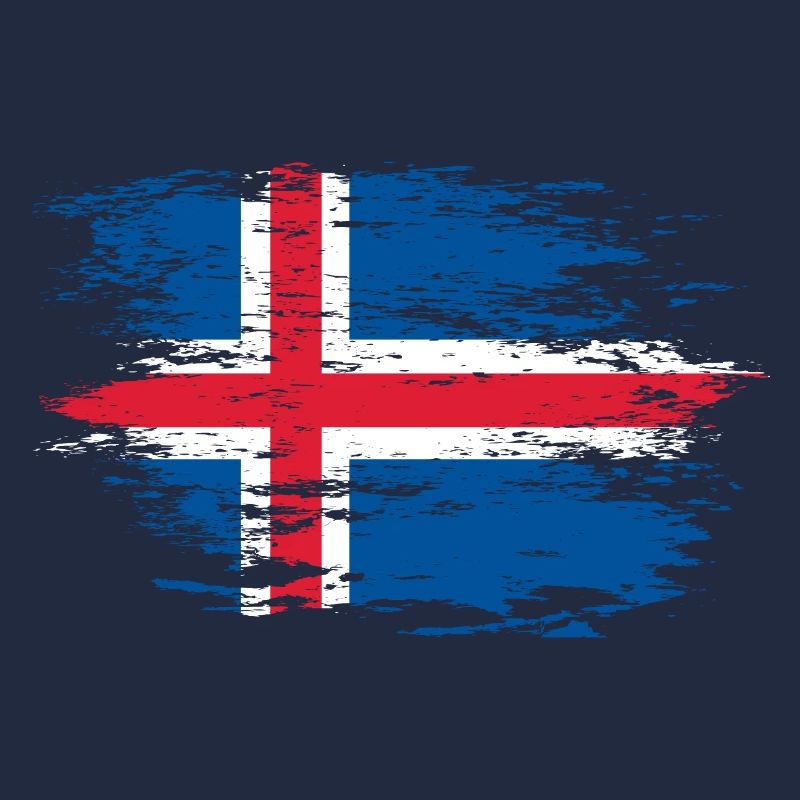 Drapeau islandais utilisé