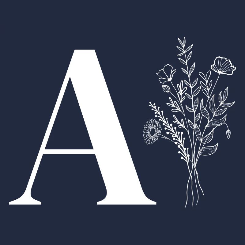 Lette a fleurs minimalistes