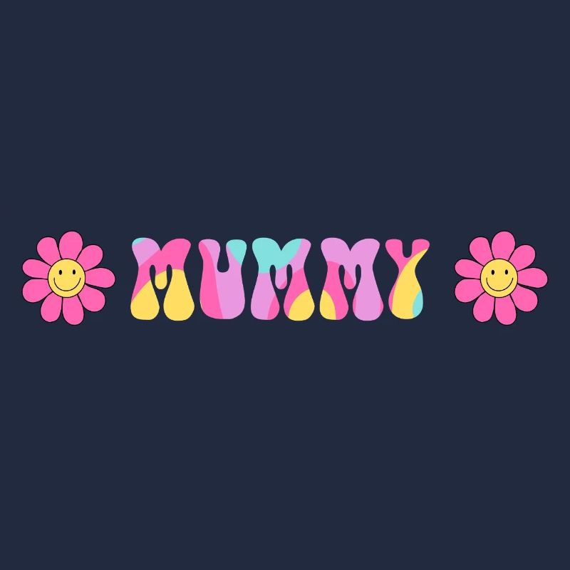 Florale Mom Vibes - Geschenkidee - Geschenk