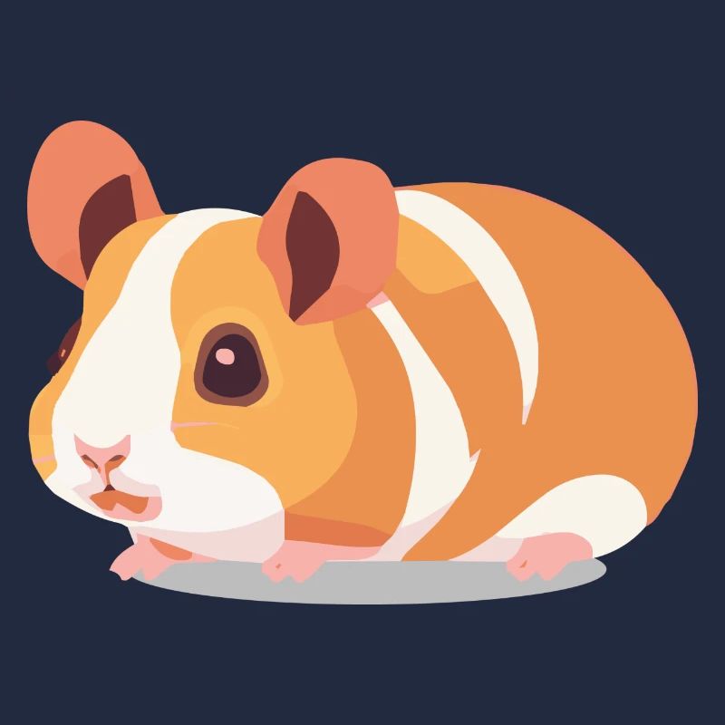 Cochon d’Inde Mignon Marron Blanc