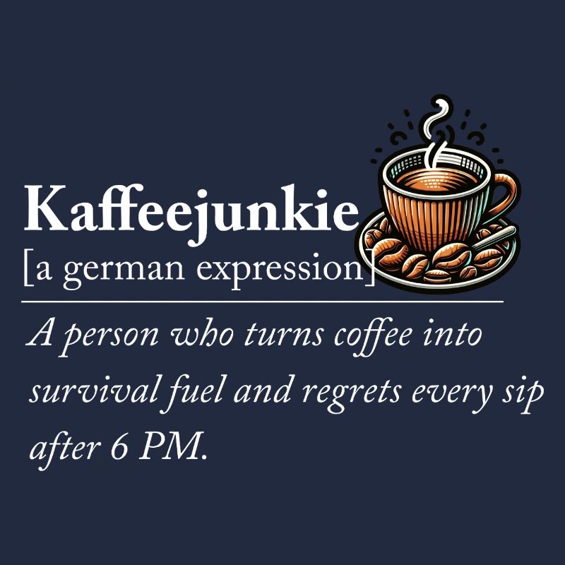 Kaffeejunkie – Witzige Kaffee Definition