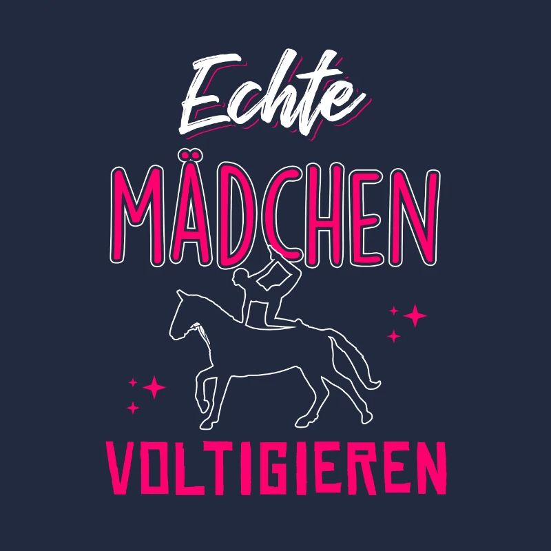 Echte Mädchen Voltigieren