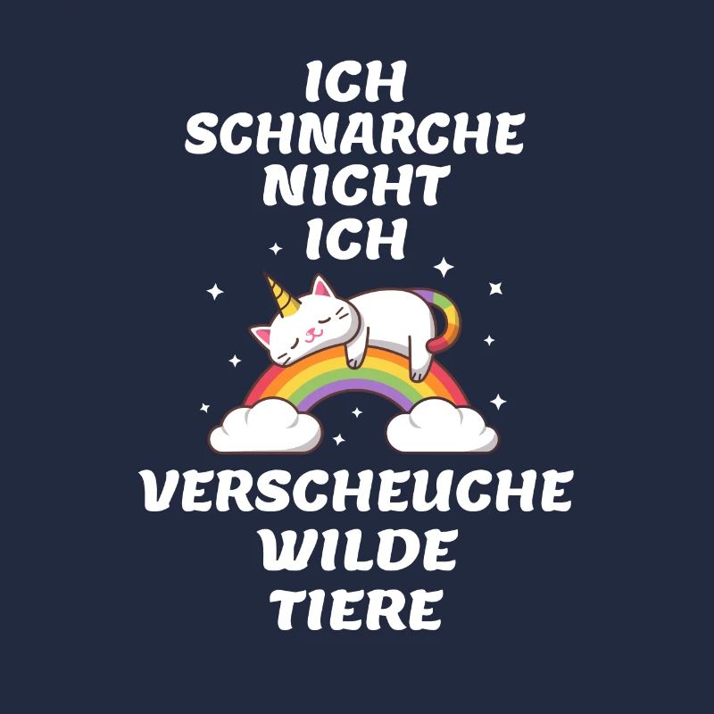 Ich Schnarche Nicht Verscheuche Wilde Tiere Schlaf