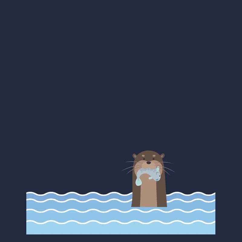 Otter Love Each Otter niedlich Tier Geschenkidee
