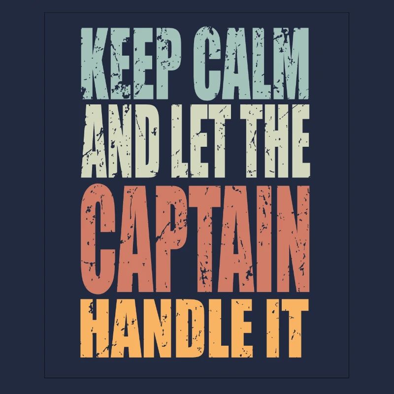 Keep Calm Captain Saying Captain Gift
