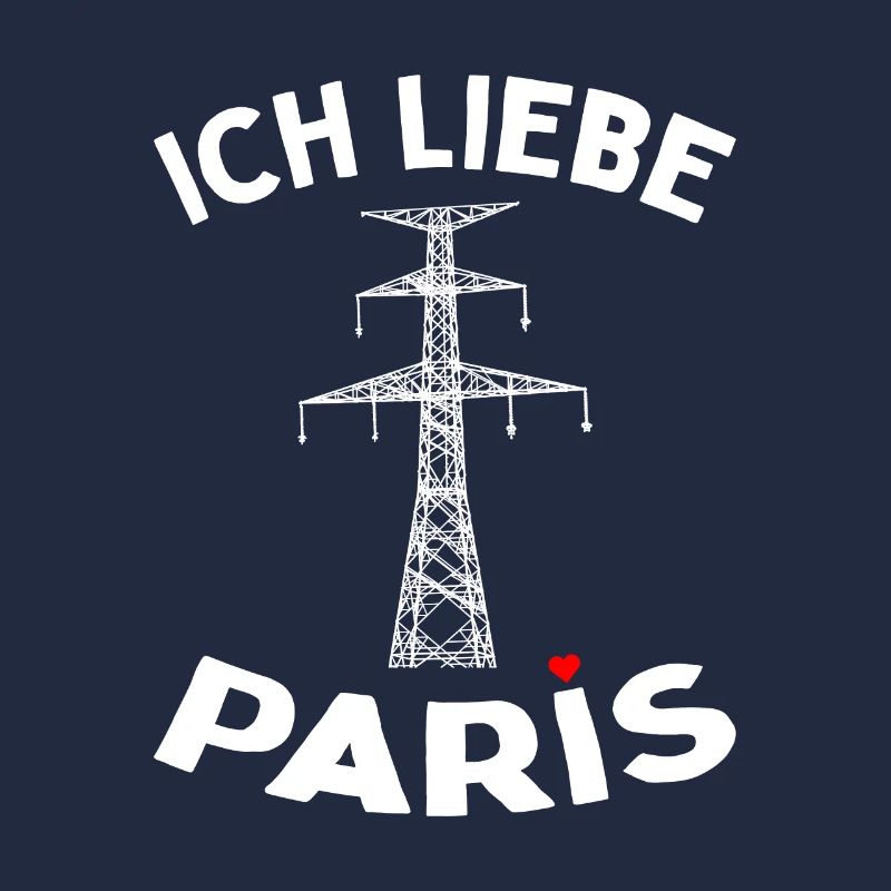 Paris Eiffelturm Strommast Elektriker Satire Liebe