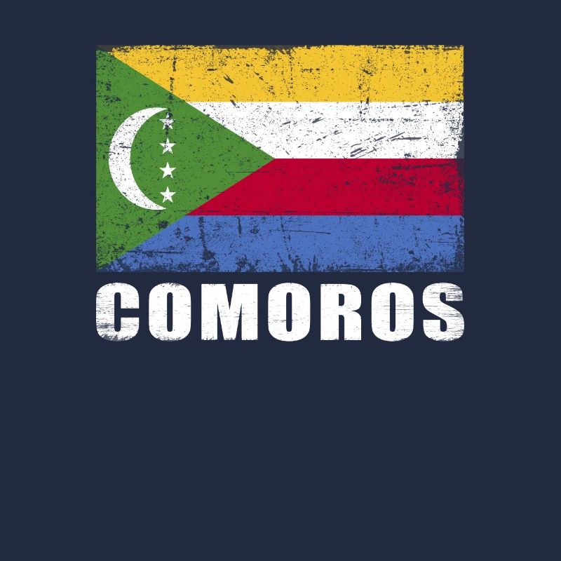 Drapeau des Comores Grunge Drapeau des Comores