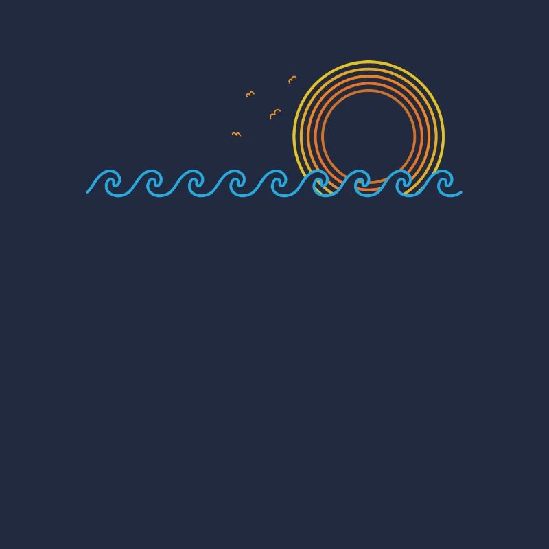 Vagues et soleil pour surfer Surf