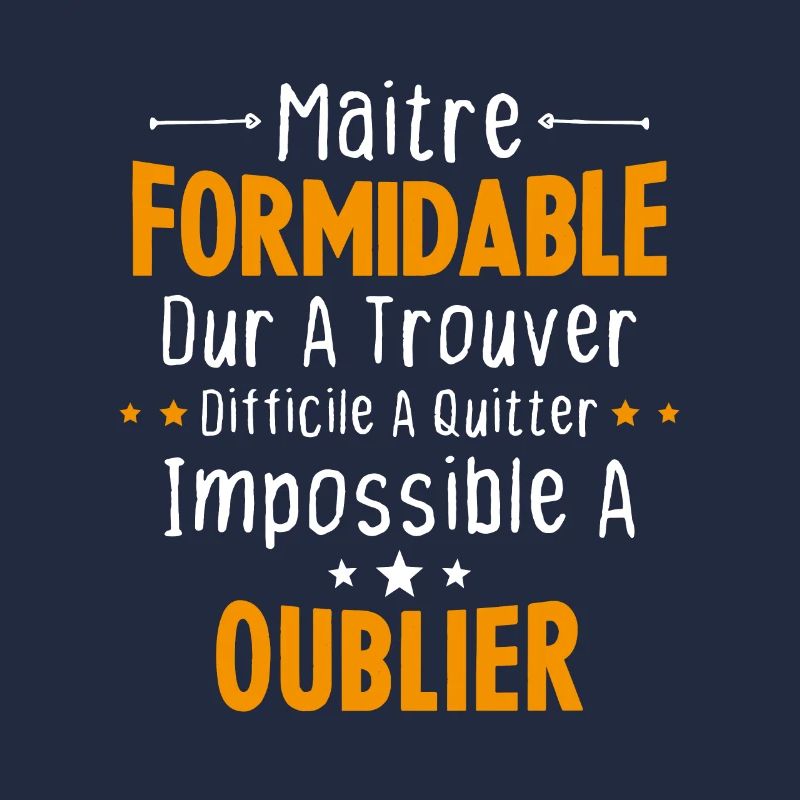 Maître Formidable Idée Cadeau Maître D'école