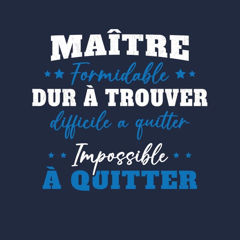 Maître formidable idée cadeau maître d'école