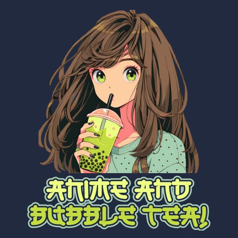 Anime et Boba Bubble Tea