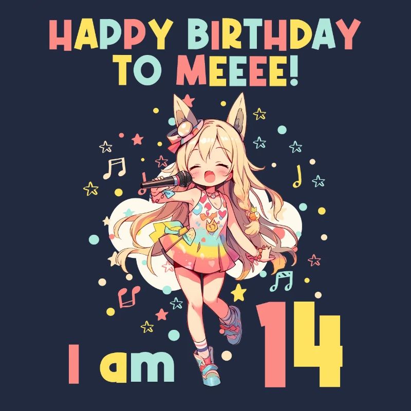 Anime Mandga K-Pop KPop Mädchen 14. Geburtstag