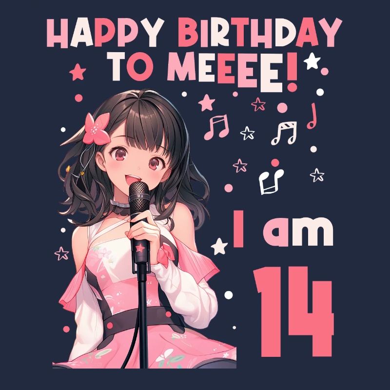Anime Mandga K-Pop KPop Mädchen 14. Geburtstag