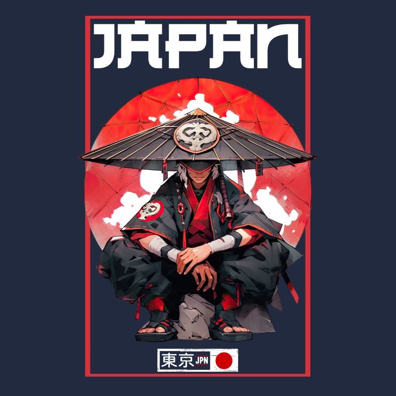 Asia 80s Japanese Retro Samurai Samurai