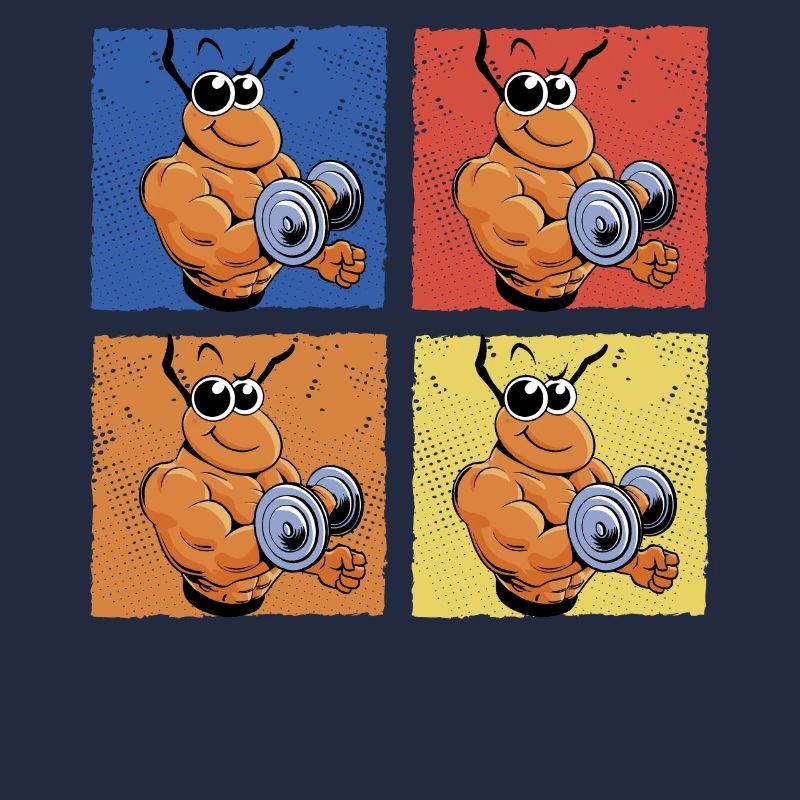 Biceps de remise en forme de fourmi