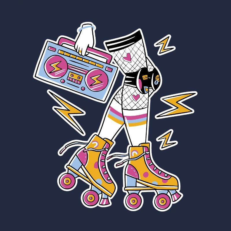 Retro Rollers Groove Vibes