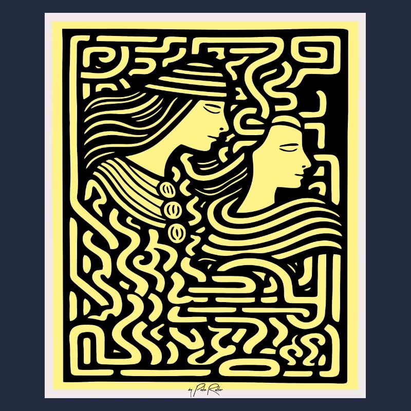 Deux amants dans un labyrinthe