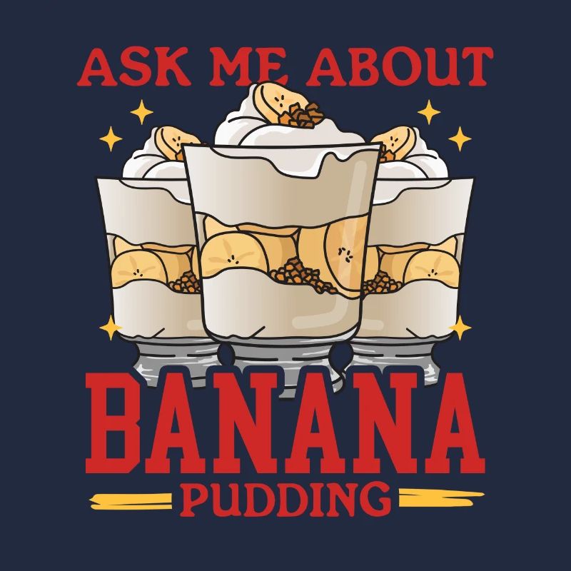 Bananen Pudding Bananenpudding Geschenk