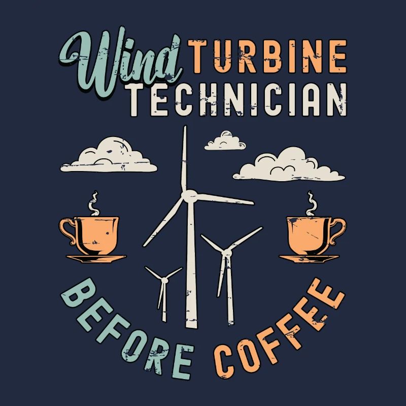 Wind Turbine Technician Before Windmill Coffee