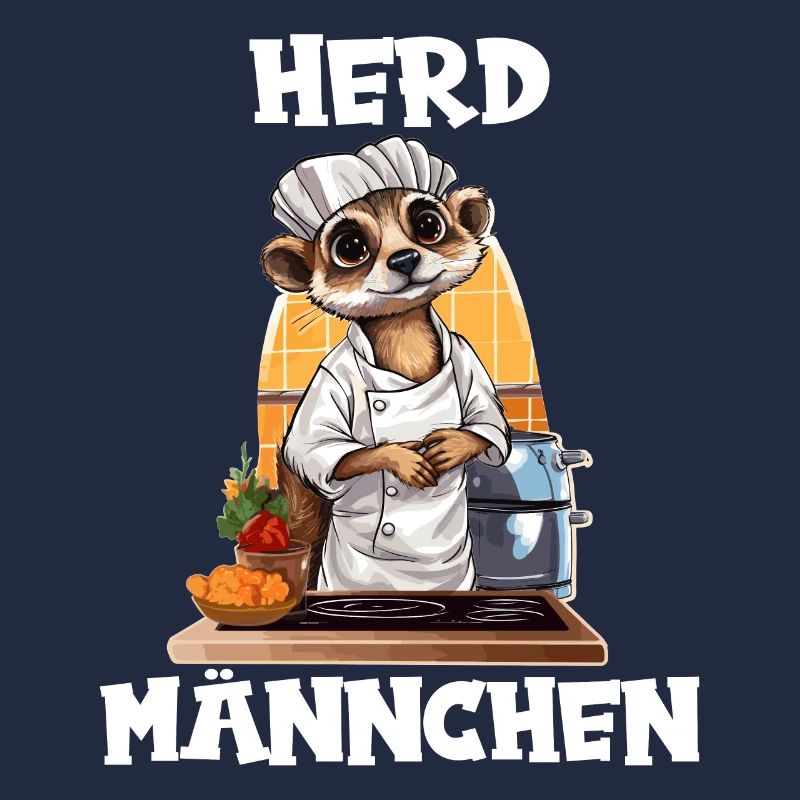 Erdmännchen kochen Koch Kochmütze Herdmännchen