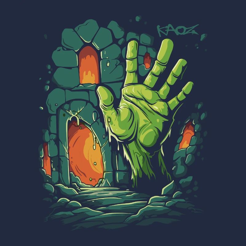 La main zombie du donjon