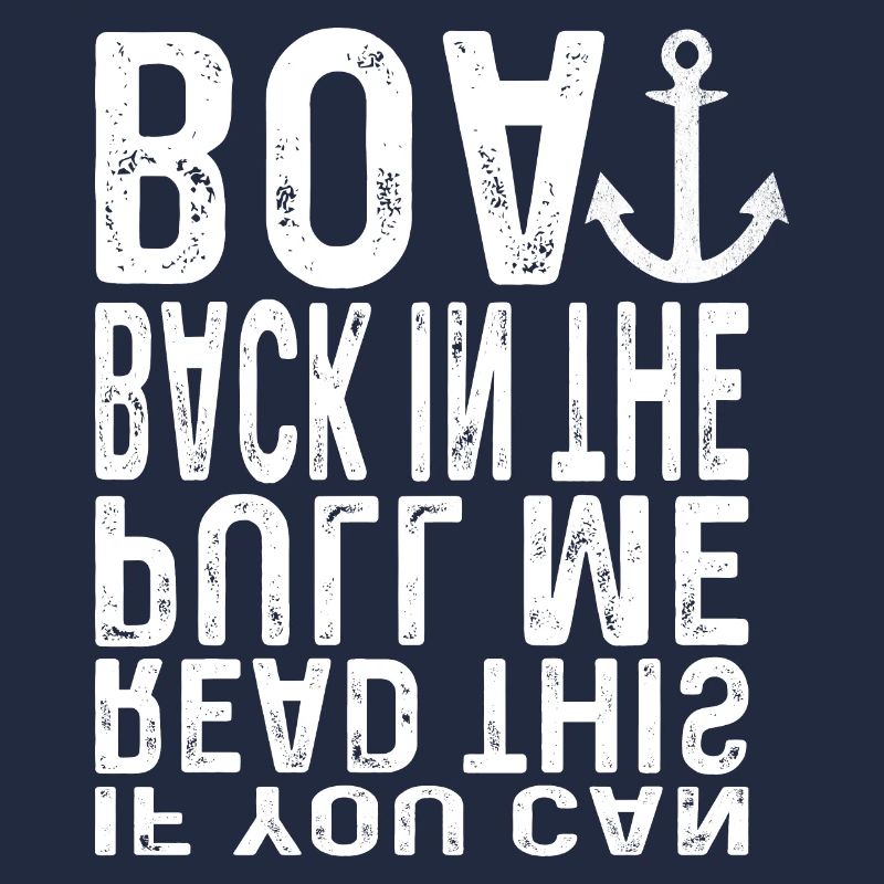 If You Can Read This Pull Me Back In The Boat