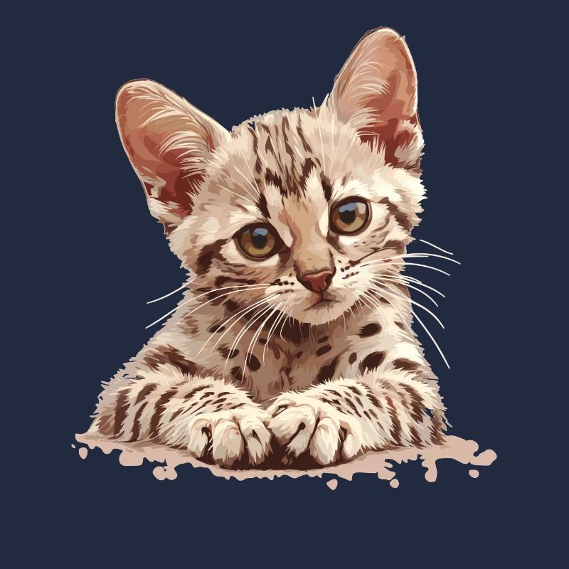 Mau égyptien Chaton Chat égyptien Mau