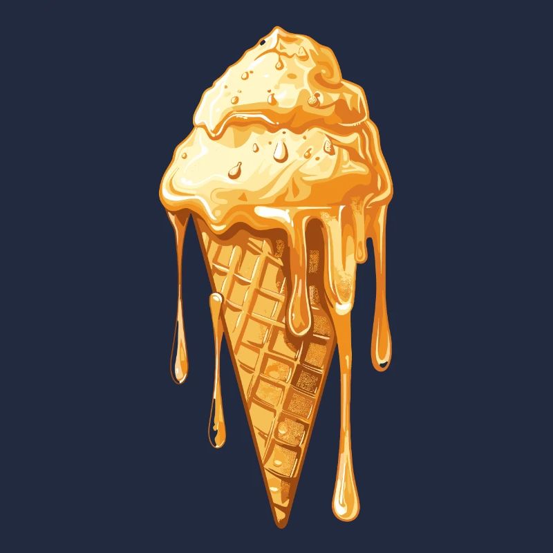 Verschmolzenes Eiscreme Wunder