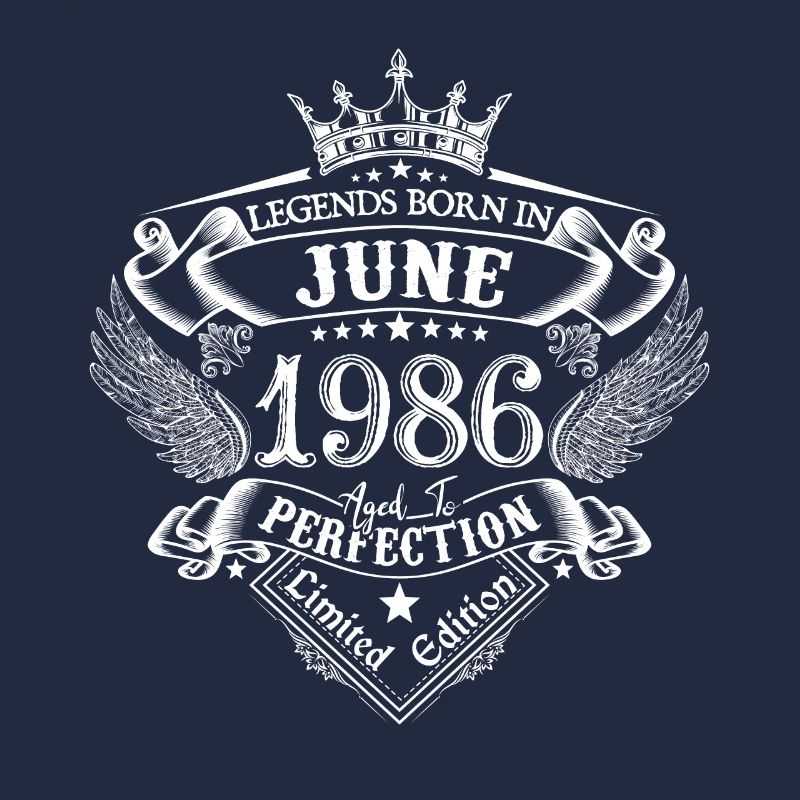 Juni 1986 Geburtstag Juni 1986 Juni Geschenk