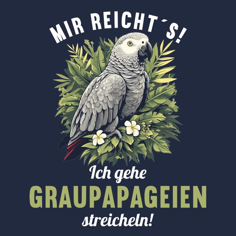 African grey parrots